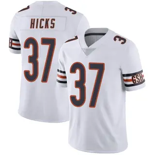 Top-selling Item] Chicago Bears Elijah Hicks 37 White Vapor Limited 3D  Unisex Jersey