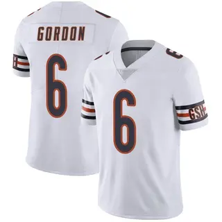 Chicago Bears Kyler Gordon 6 White Vapor Limited Jersey - Bluefink