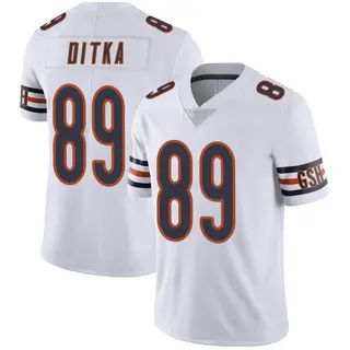 Women's Chicago Bears Mike Ditka Nike White Retired Game Jersey