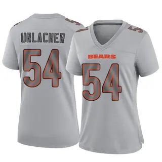 Limited Women's Brian Urlacher Silver Jersey - #54 Football Chicago Bears  100th Season Inverted Legend